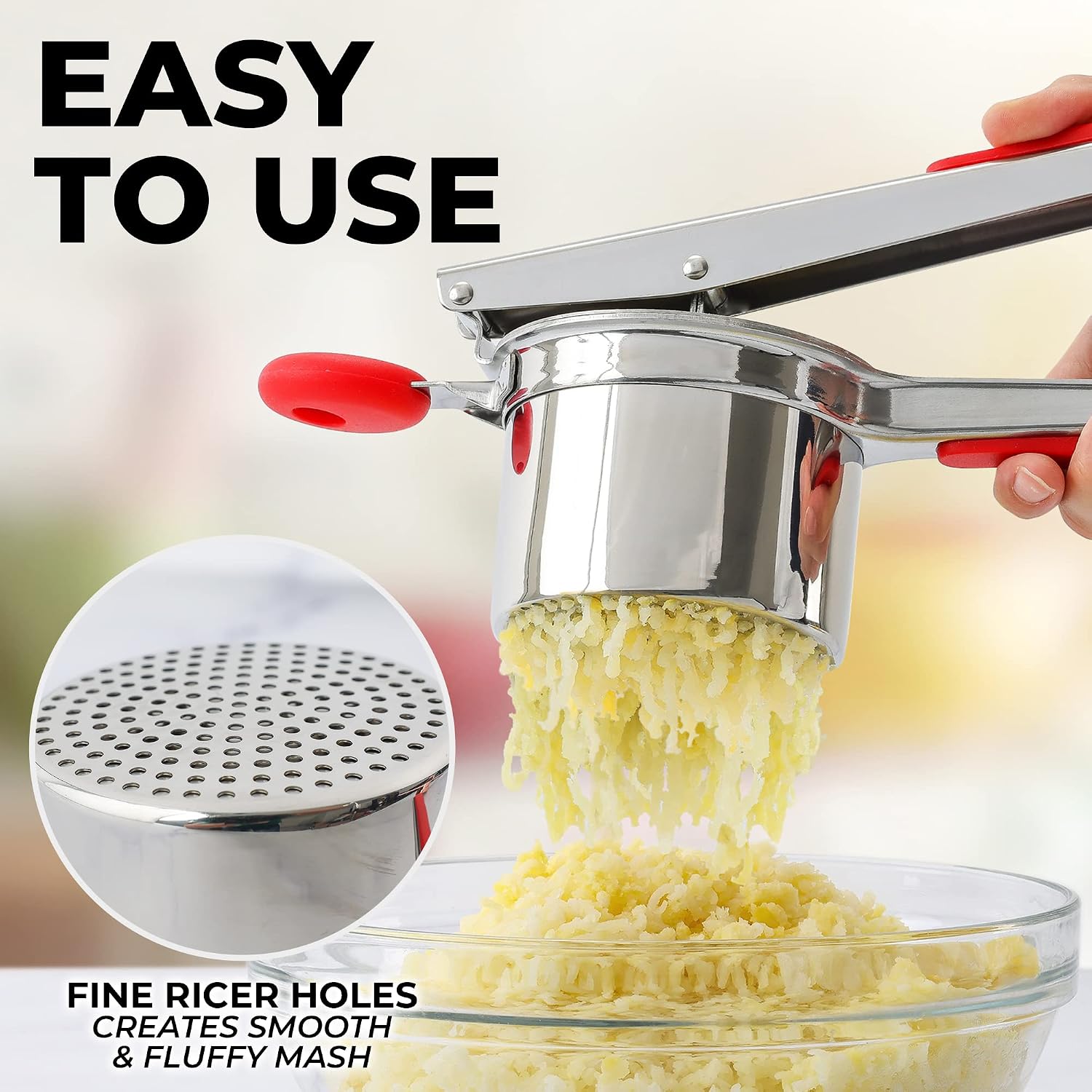 Detalle de Zulay Kitchen 15oz Potato Ricer Mash Tool 🥔