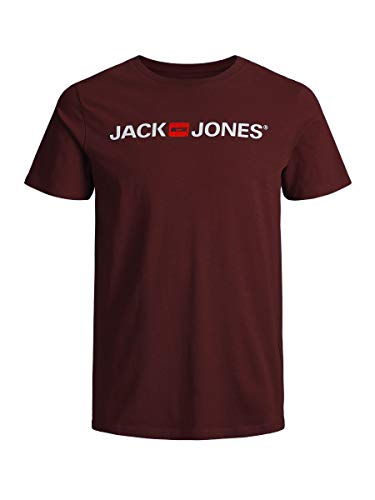 Detalle 2 de T‑Shirt JACK & JONES avec Logo Jjecorp pour Homme – Rouge, XXXL