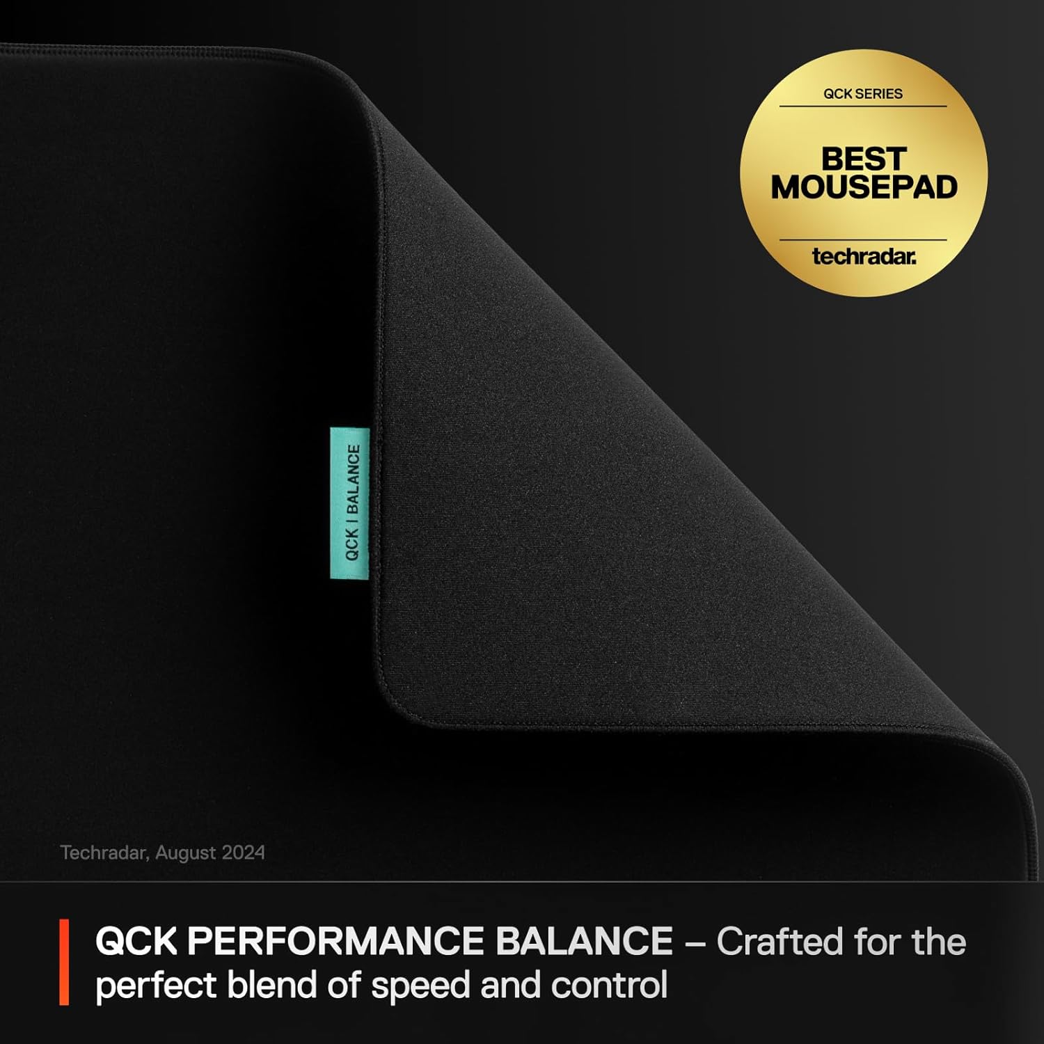 Thumbnail 1 de SteelSeries QcK L Performance Balance gaming mousepad (extra dense base, 490 x 420 mm)