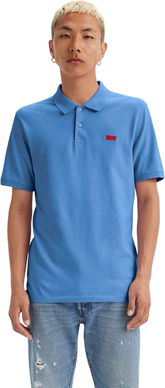 Detalle de Levi's Housemark Polo Chemise Homme — polo élégant et polyvalent