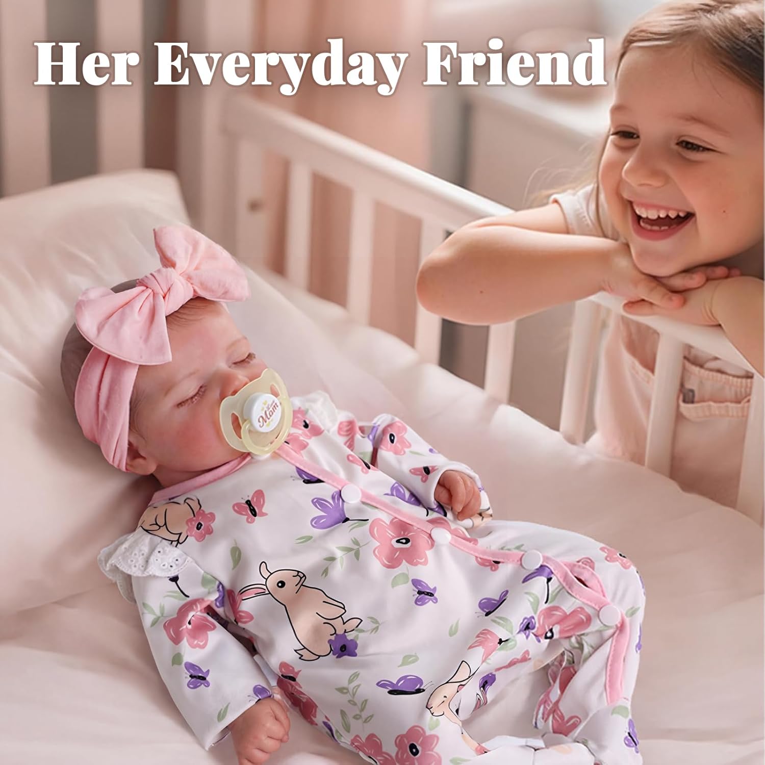 Thumbnail 4 de BABESIDE Lifelike Reborn Baby Dolls Girl - 20 Inch Realistic Newborn with Poseable Body