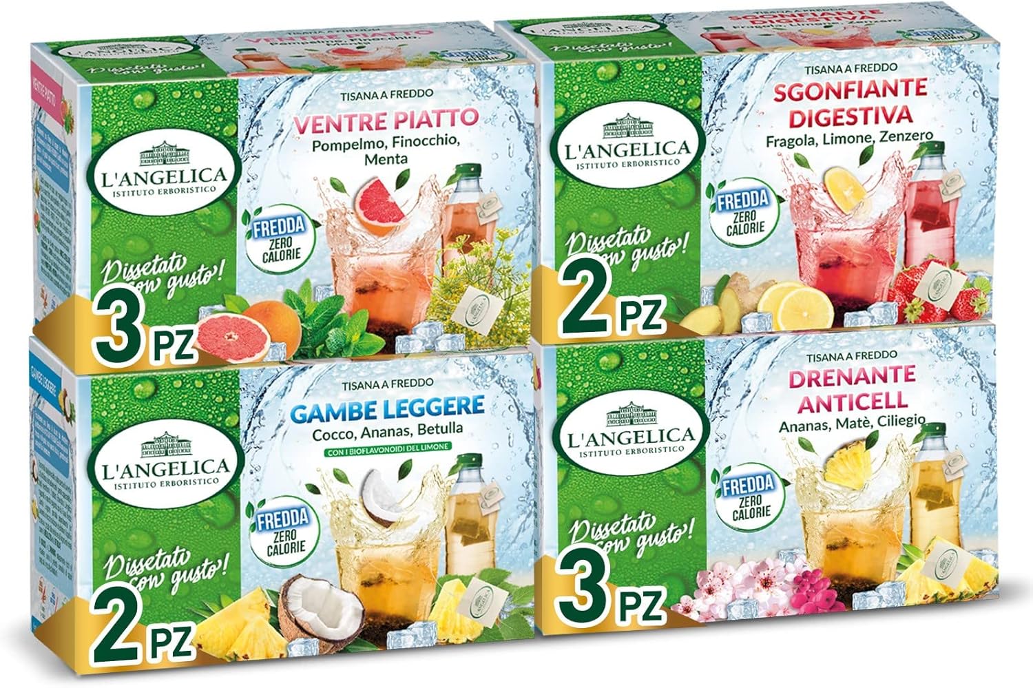 Detalle de L'Angelica 10 astucci Tisane a freddo 🍵