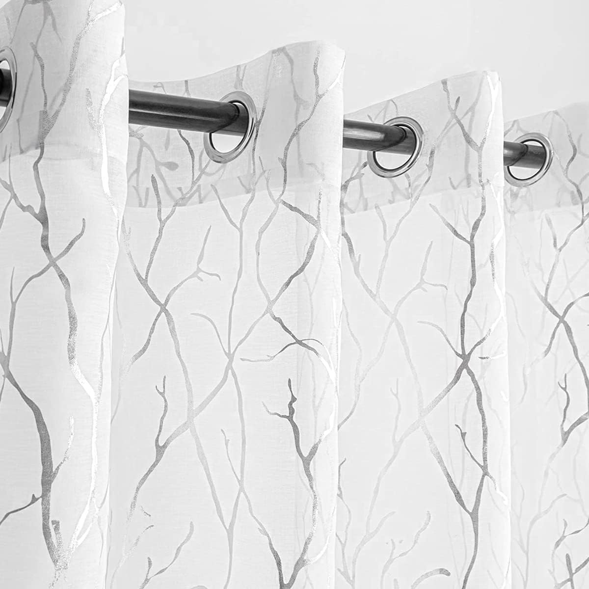 Detalle de Kotile 2 panneaux rideaux 241,3 cm 📐