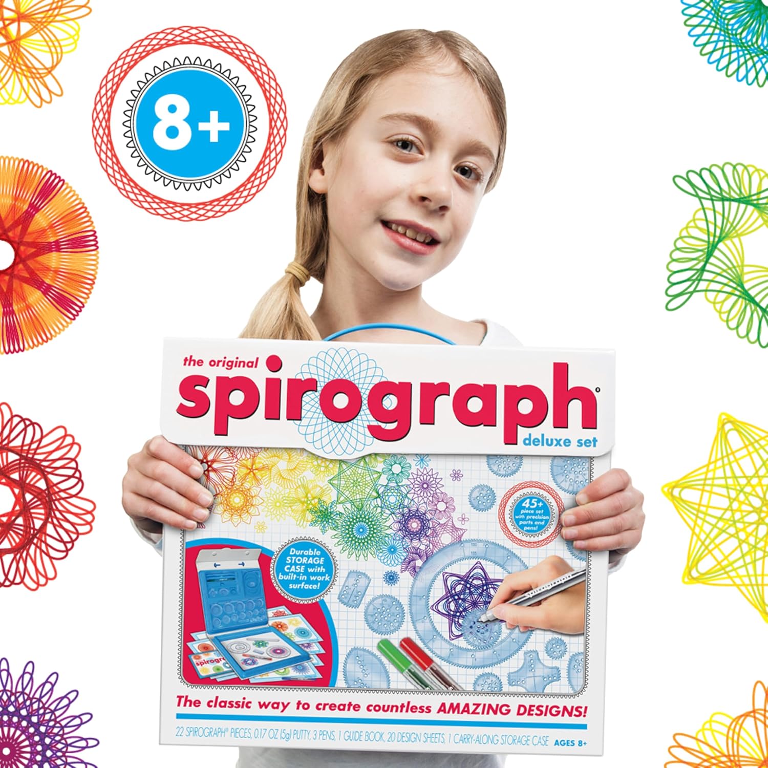 Thumbnail 4 de Spirograph Deluxe Set Spiral Art Kit 8+ 🎨