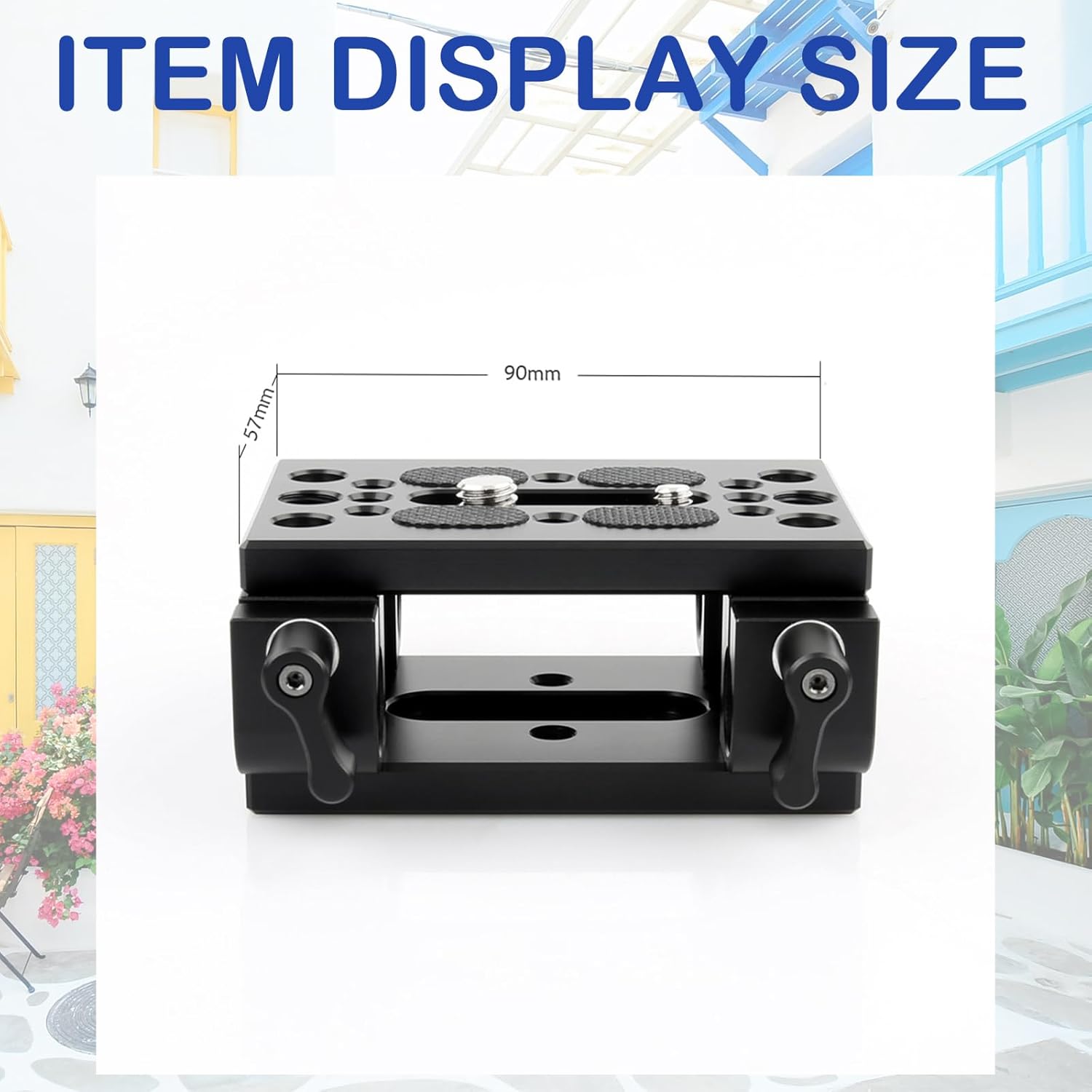 Thumbnail 1 de NICEYRIG Tripod Base Plate with 15mm rod clamp 📷