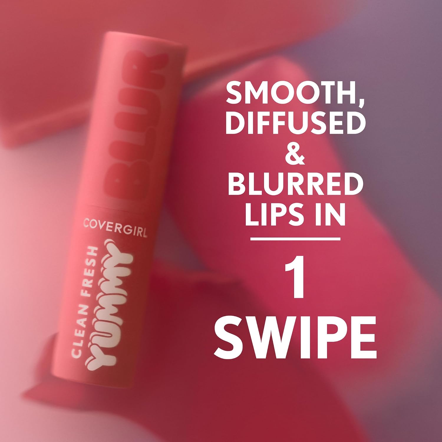 Detalle de CoverGirl Clean Fresh Yummy Blur Lipstick in 180 Hunny Blur (Deep Plum)