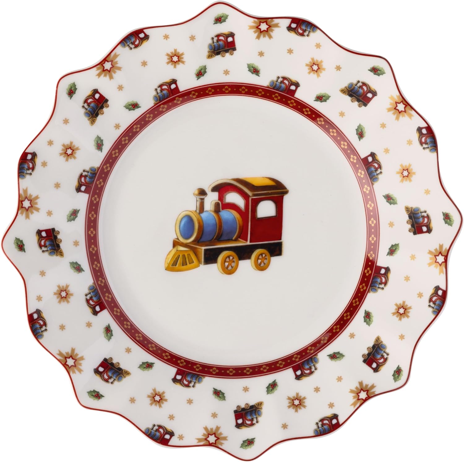 Detalle de Villeroy & Boch 14-8585-8815 Toy's Delight Anniversary Plate Set, 4-Piece Porcelain