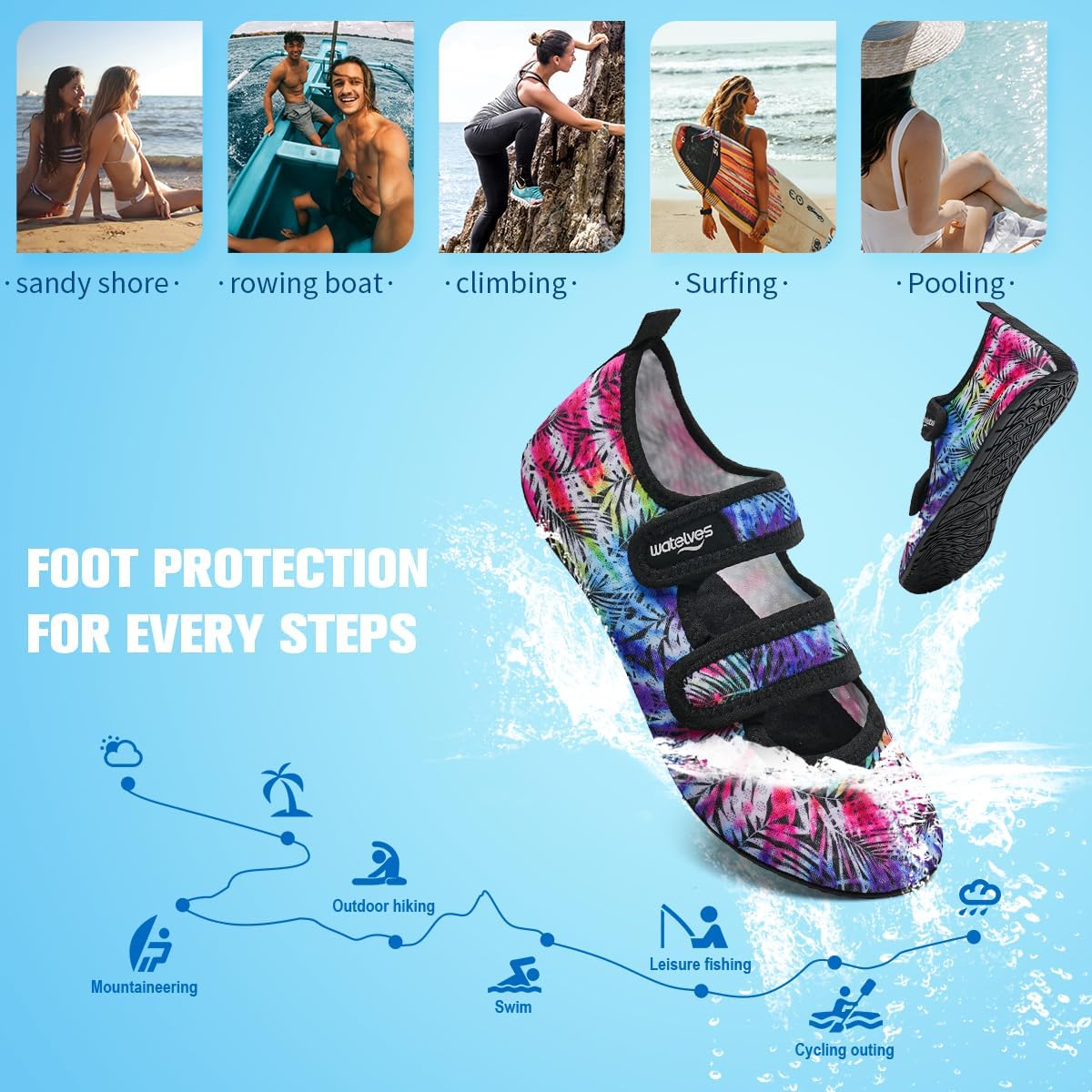 Thumbnail 5 de WateLves Water Shoes: Barefoot-Style Beach and Pool Footwear for Men and Women