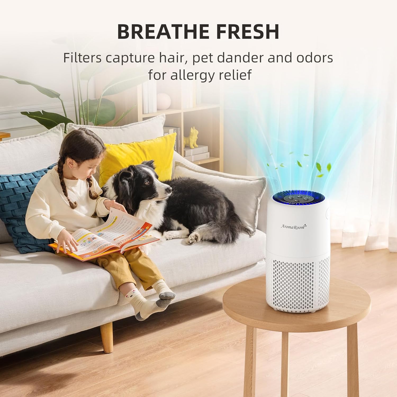 Thumbnail 6 de Aroma Room AP103-A Air Purifier with H13 HEPA Filter and Sleep Mode