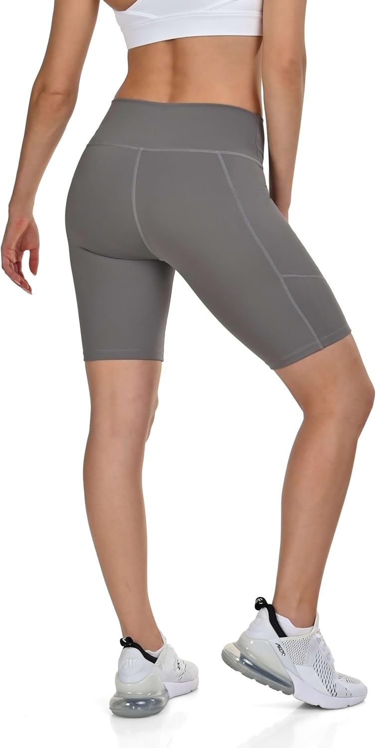 Thumbnail 6 de TCA Pantaloncini da Yoga a Vita Alta da Donna – Pantaloncini Biker Morbidissimi con Controllo Pancia e 2 Tasche Laterali