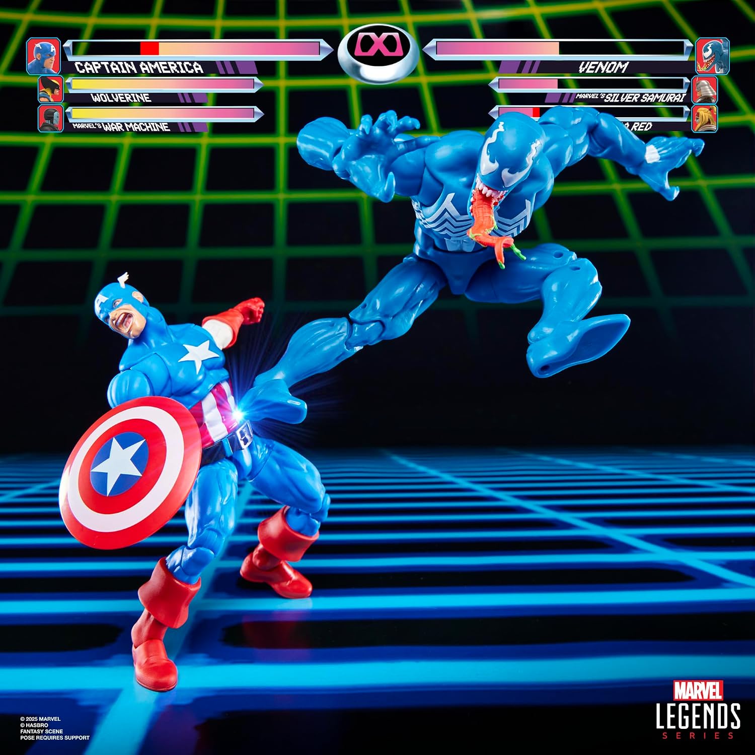 Thumbnail 5 de Marvel Press Gamerverse Captain America vs Venom 15 cm