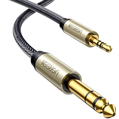 Imagen de UGREEN Cavo Jack 3.5mm a 6.35mm - 2m Audio Stereo, Nylon Intrecciato en OfertitasTOP