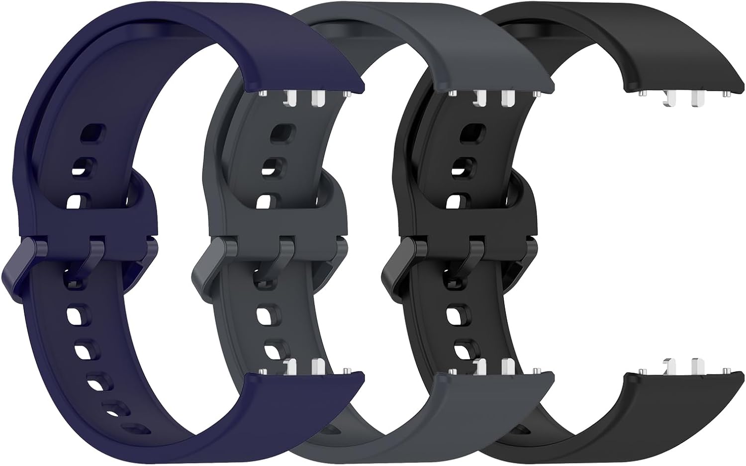 Detalle de Xisair 3PCS Silicone Replacement Straps for Samsung Galaxy Fit 3 (R390)