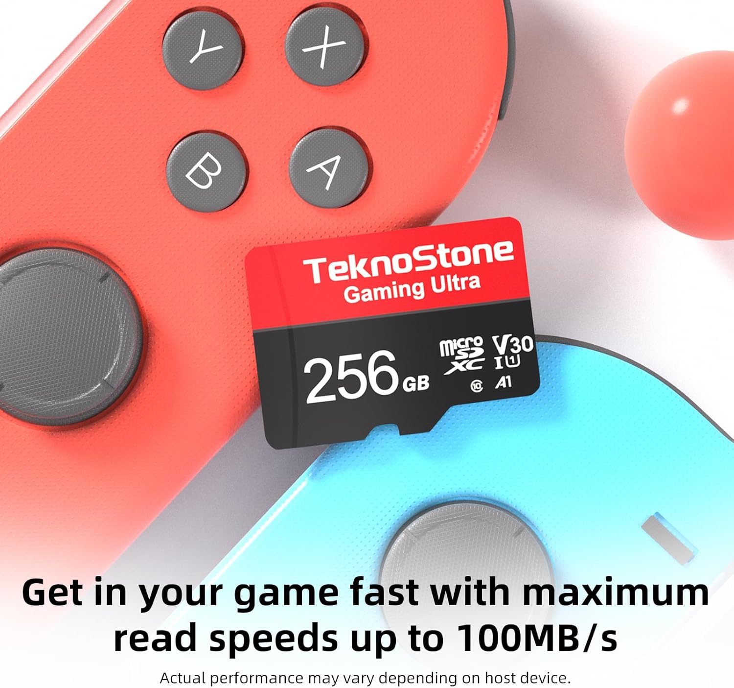 Thumbnail 1 de TEKNOSTONE Gaming 128GB MicroSDXC with Adapter (UHS-I, up to 100MB/s read)