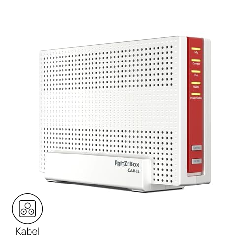 Detalle de FRITZ!Box 6690 – Kabelrouter mit DOCSIS 3.1, Wi‑Fi 6 und Mesh‑Funktion