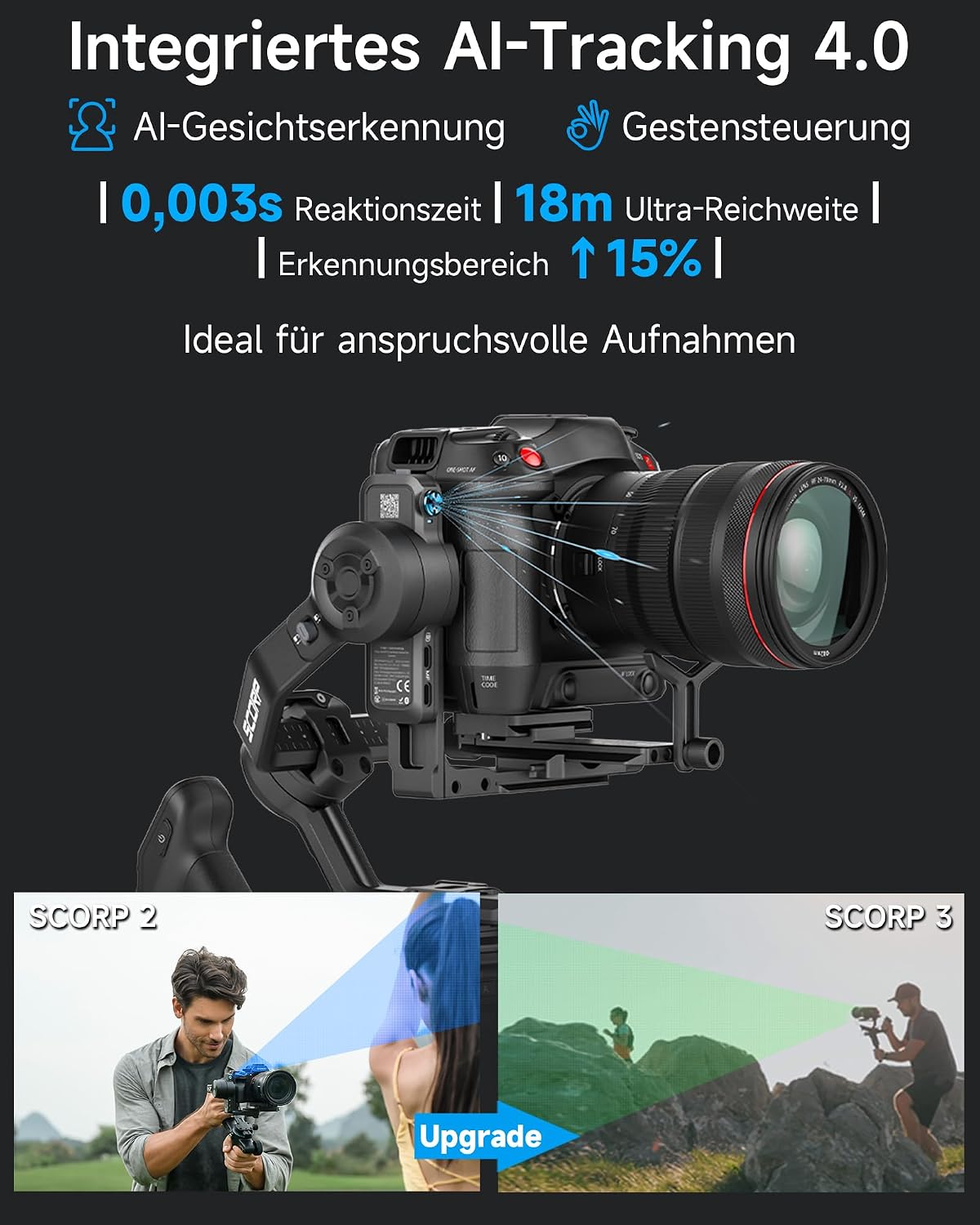 Thumbnail 4 de FeiyuTech SCORP 3 Kamera-Gimbal 3,5 kg