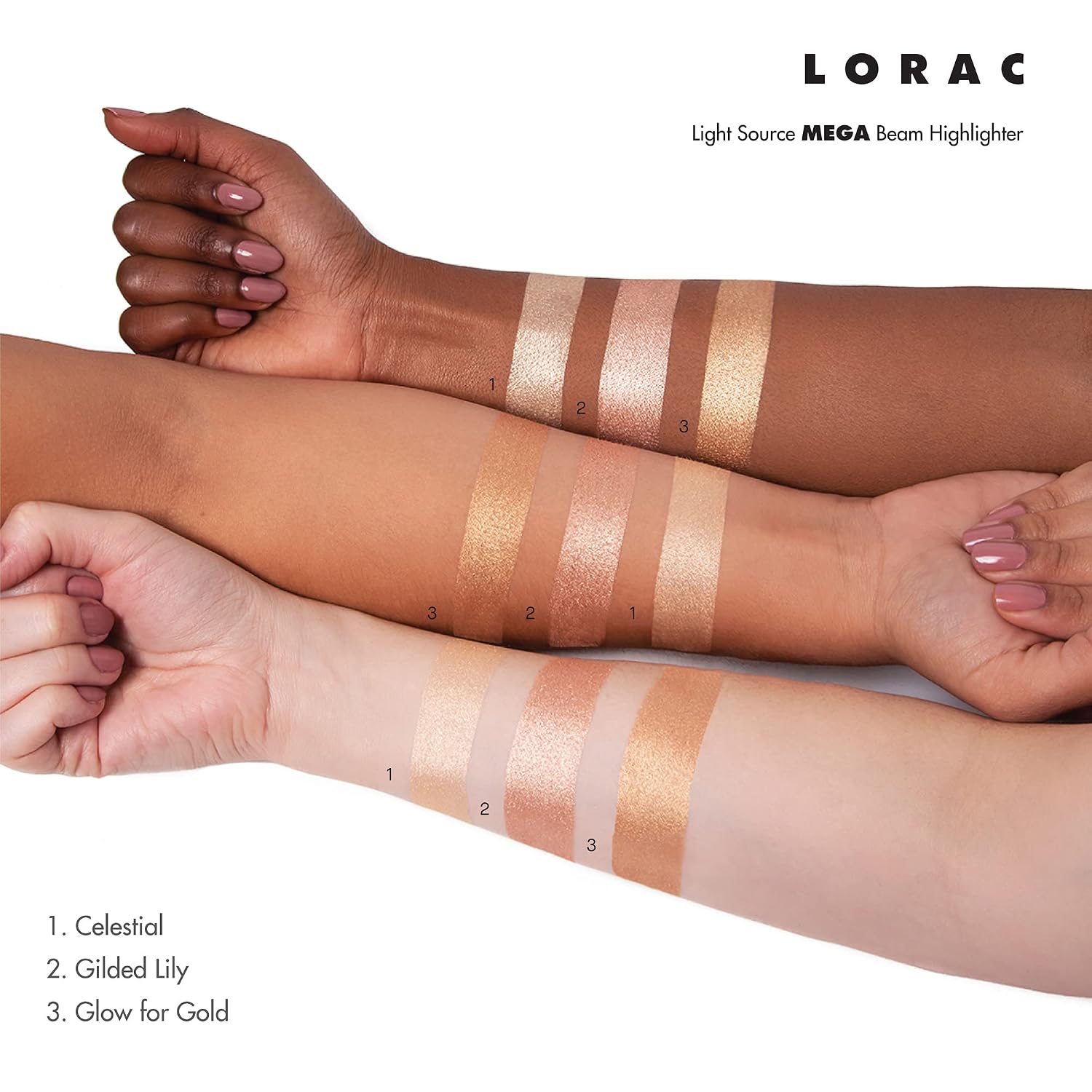 Thumbnail 5 de LORAC Light Source Mega Beam Highlighter — Gilded Lily Gold 💄