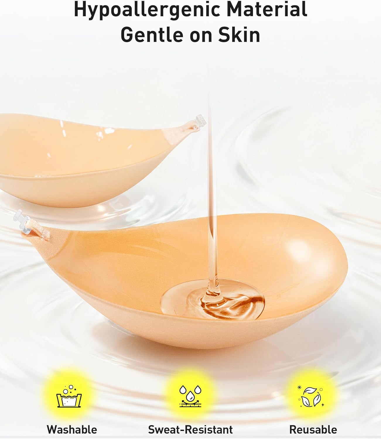Thumbnail 3 de Niidor Silicone Adhesive Strapless Push-Up Bra with Reusable Nipple Covers
