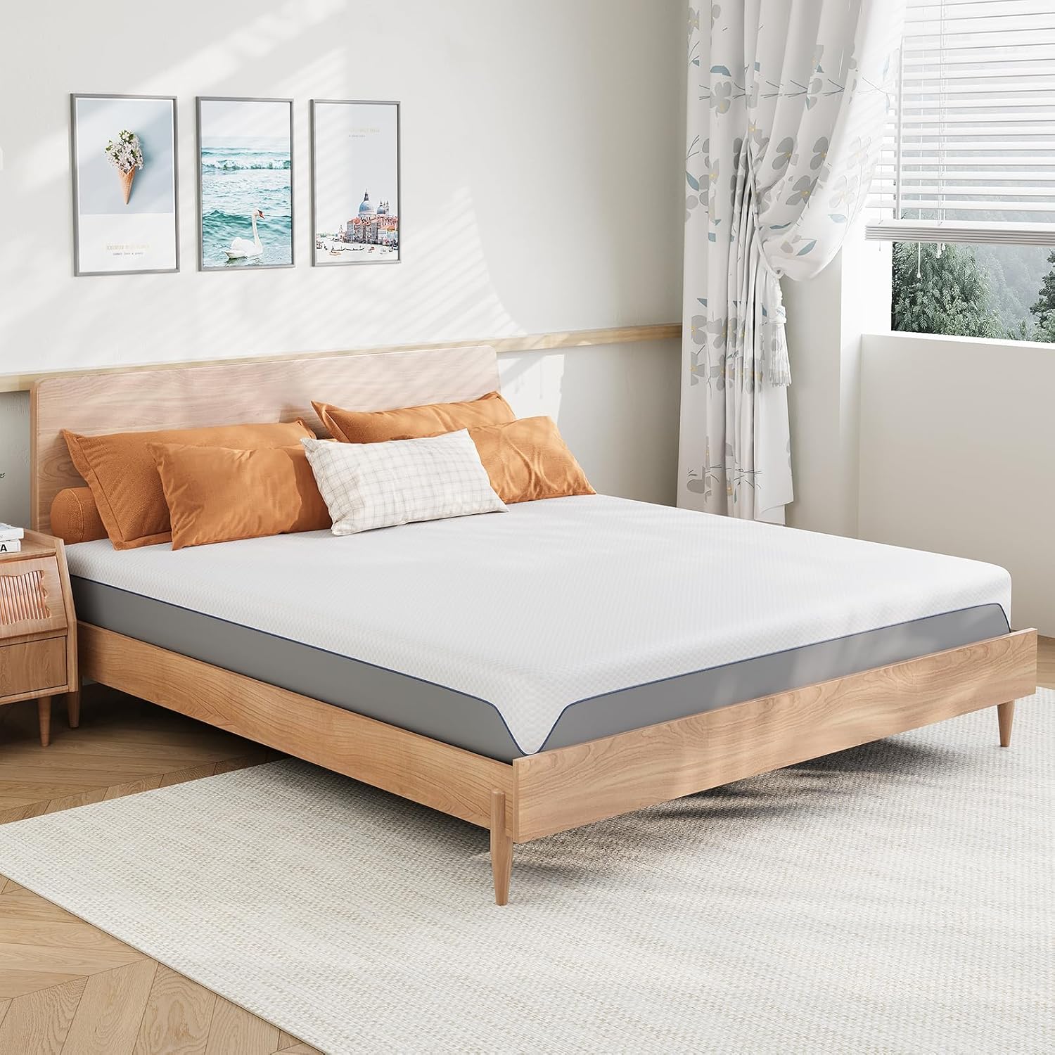 Detalle de Doubleslee Memory Foam Mattress 8 Inch
