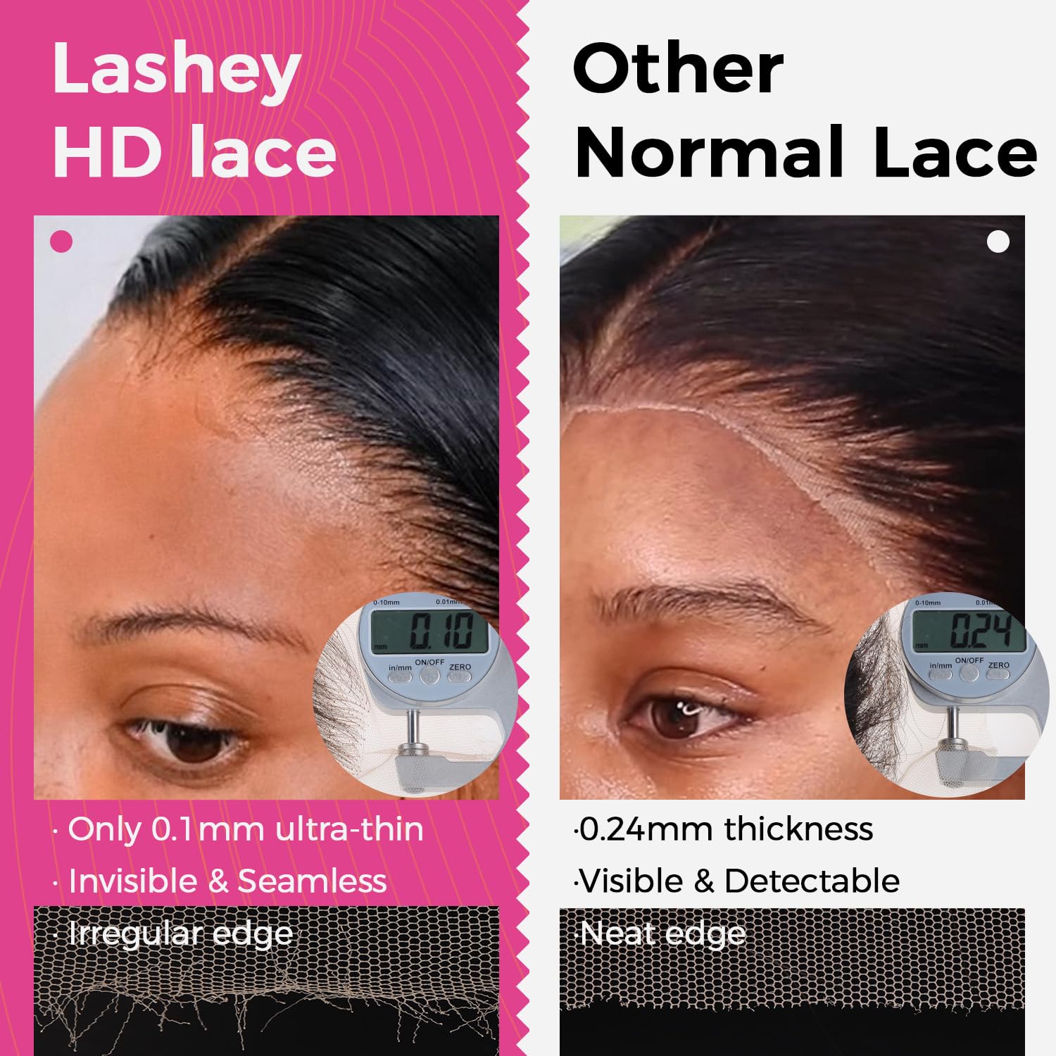 Thumbnail 3 de Lashey HD Lace Closure, 14-Inch