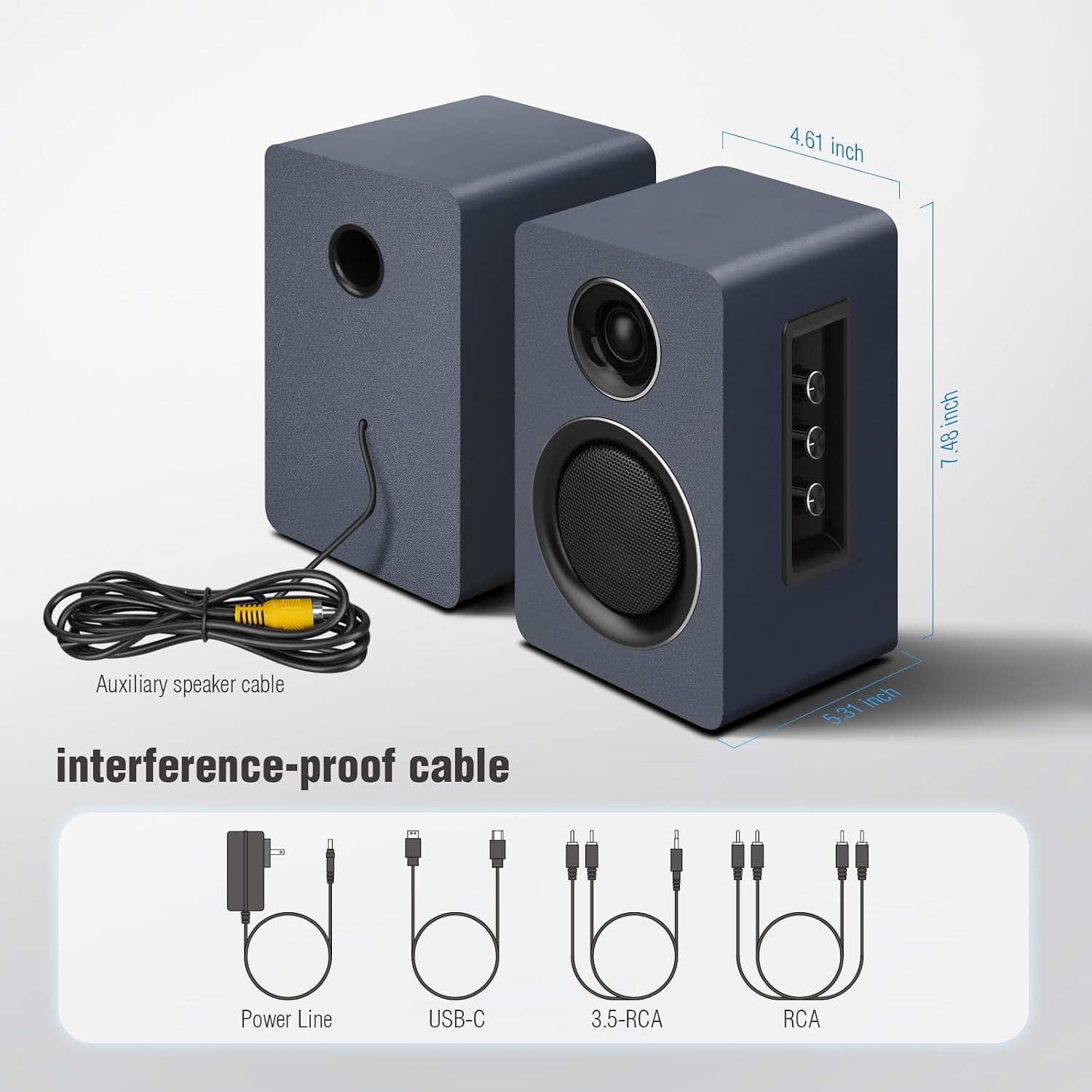 Thumbnail 6 de ZQMMSPK Active Bookshelf Speakers (60W) – Review