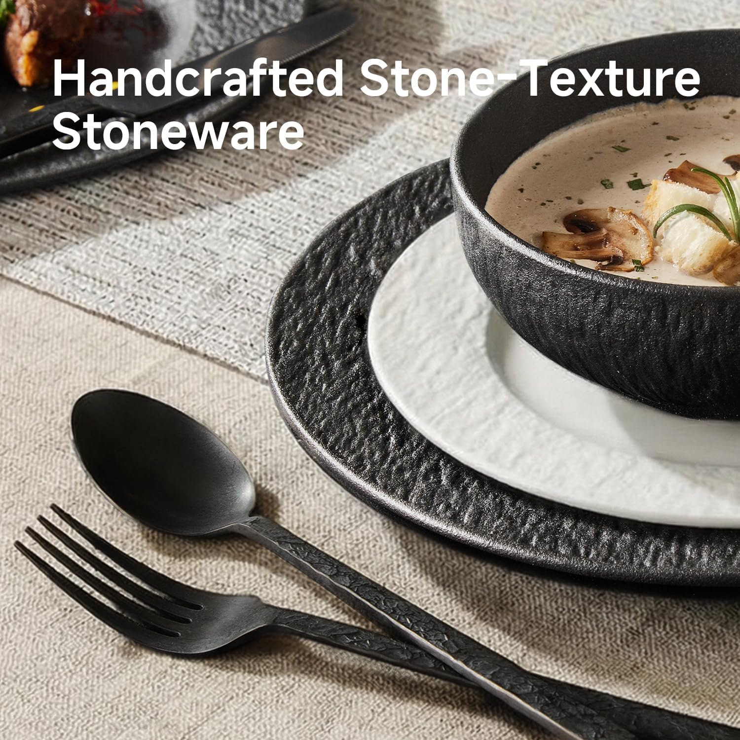 Detalle de KINGSTONE Dinnerware Set 24-Piece