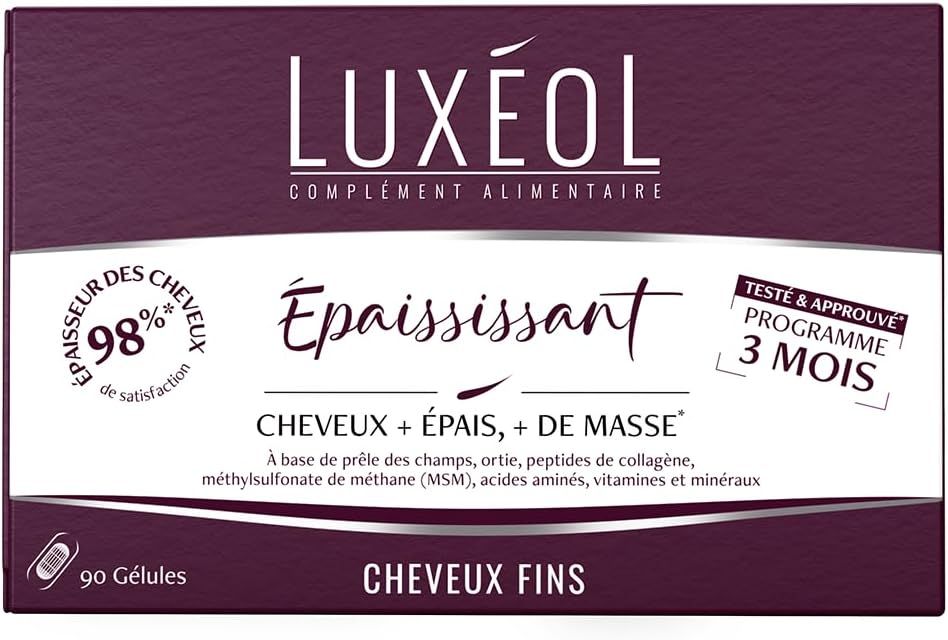 Detalle de LUXEOL Complément alimentaire 90 gélules 💊