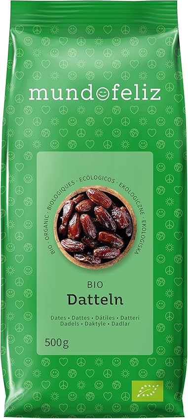 Mundo Feliz Dátiles Ecológicos Sin Hueso 2x500g 🍈