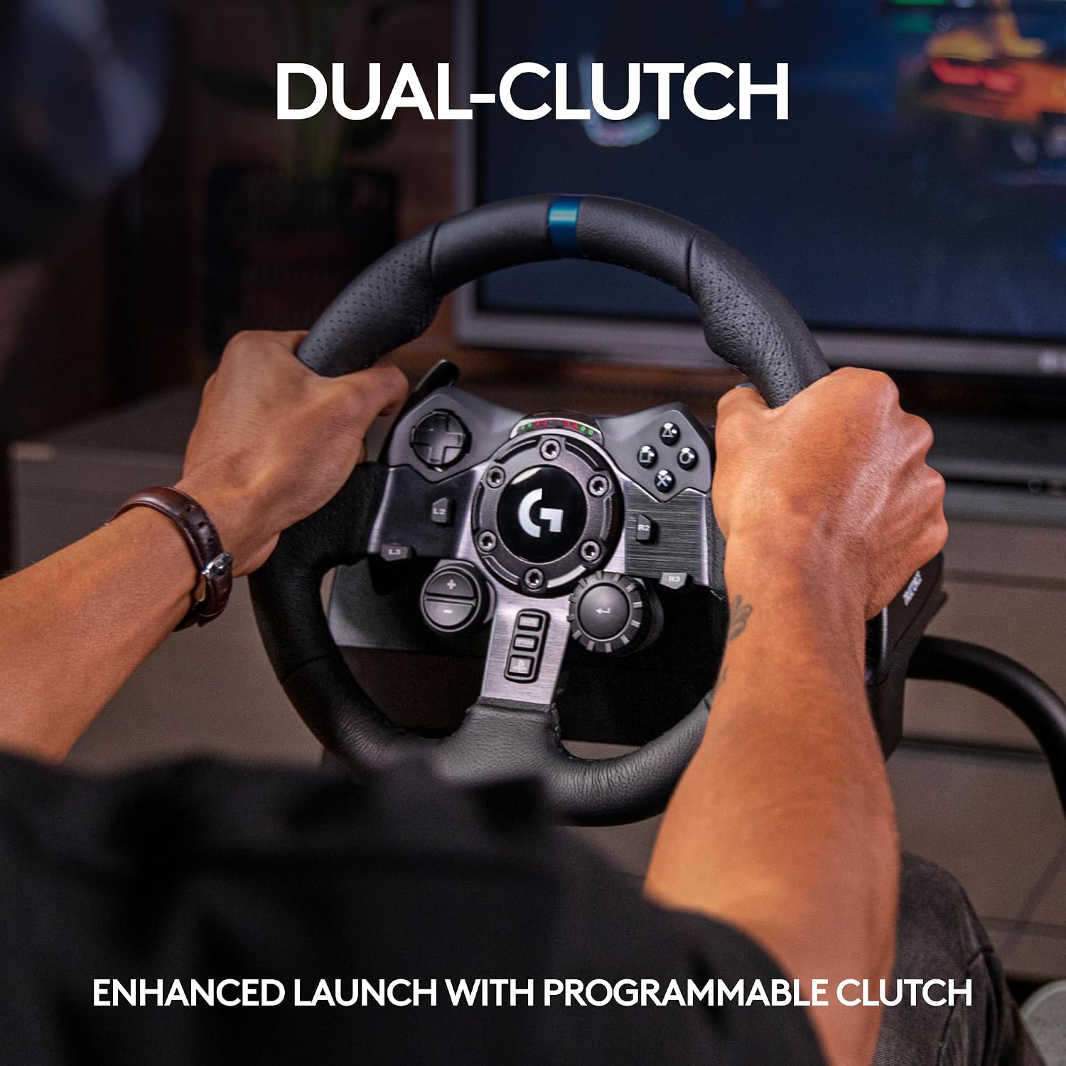 Detalle 2 de Logitech G923 Racing Wheel 1000 Hz TRUEFORCE