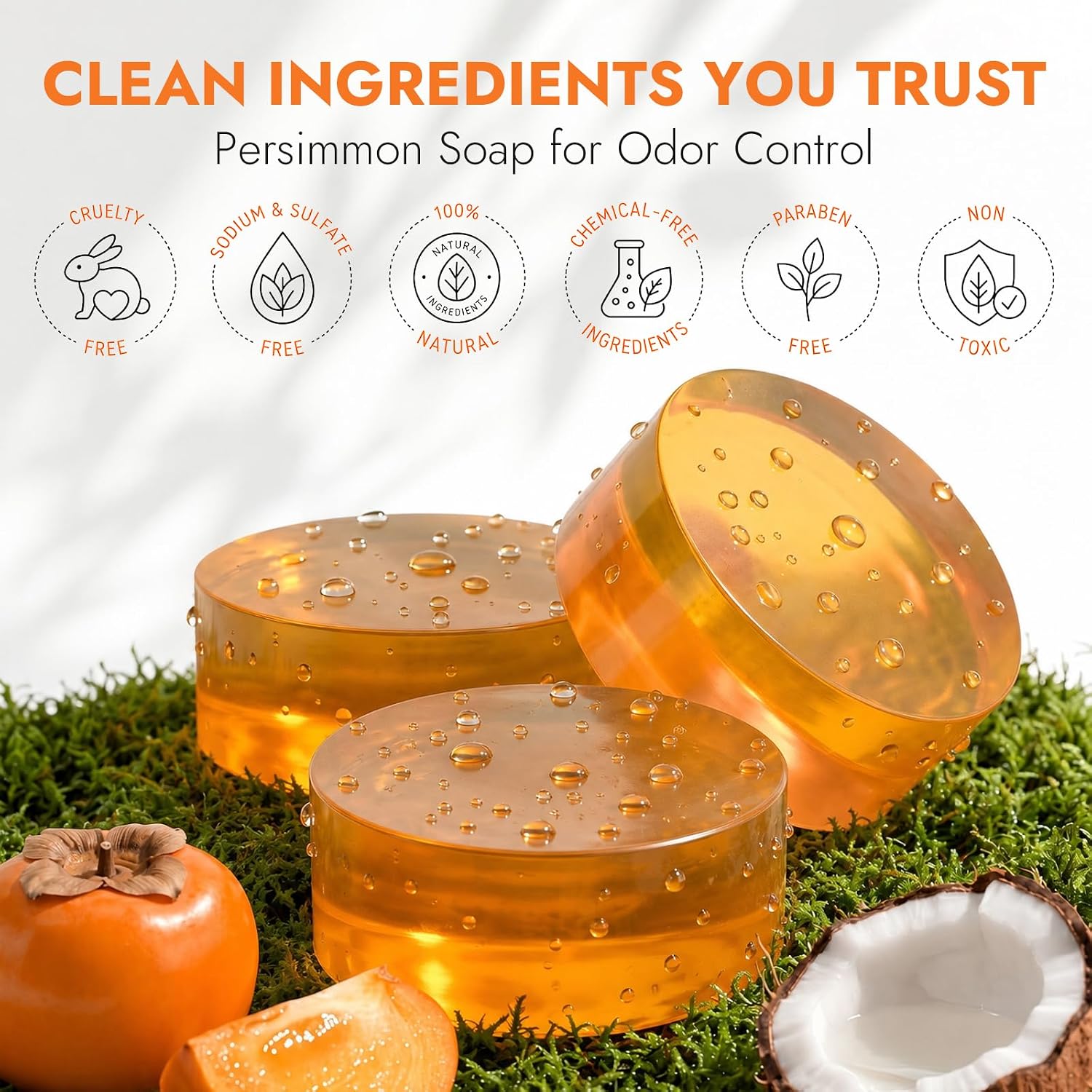 Detalle de Persimmon Soap Bar 3-Pack