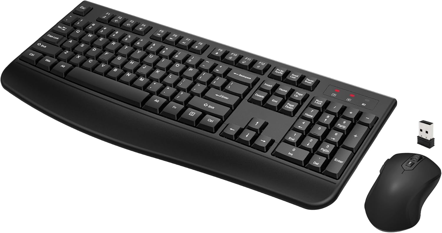 Wireless Keyboard and Mouse Combo 2.4GHz ⌨