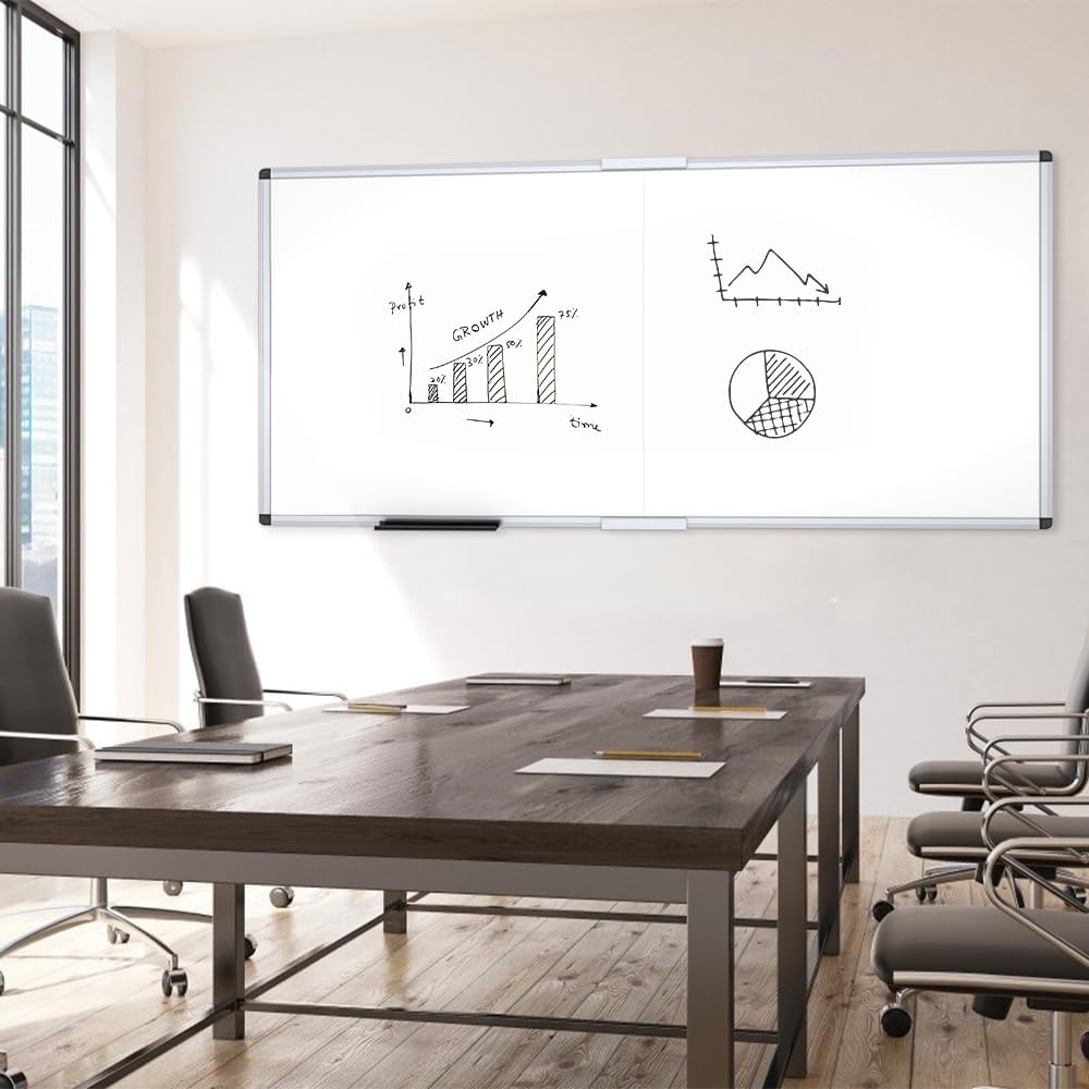 Detalle 1 de VIZ-PRO Magnetic Whiteboard 72 x 48 Inches