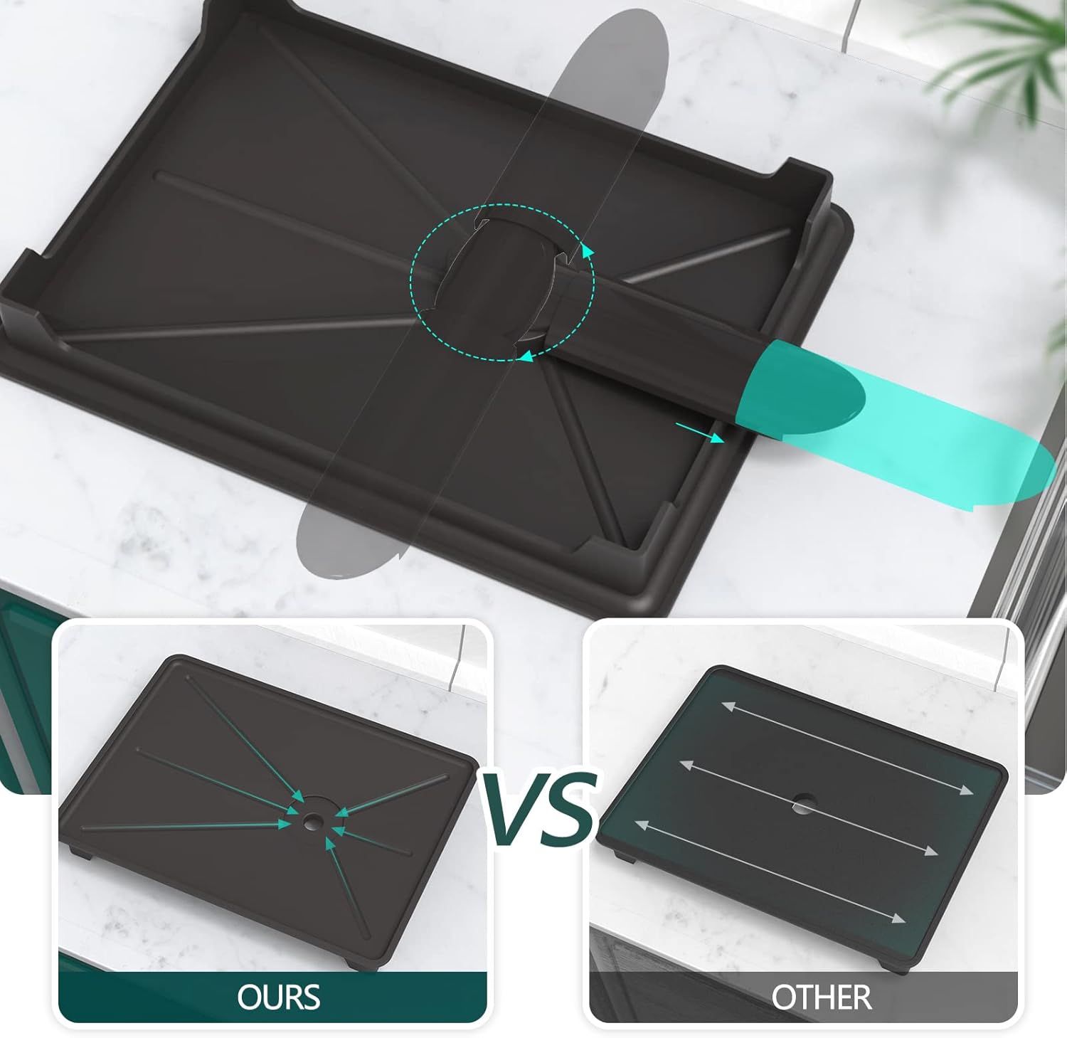 Thumbnail 2 de B-Land 2-Tier Dish Drying Rack