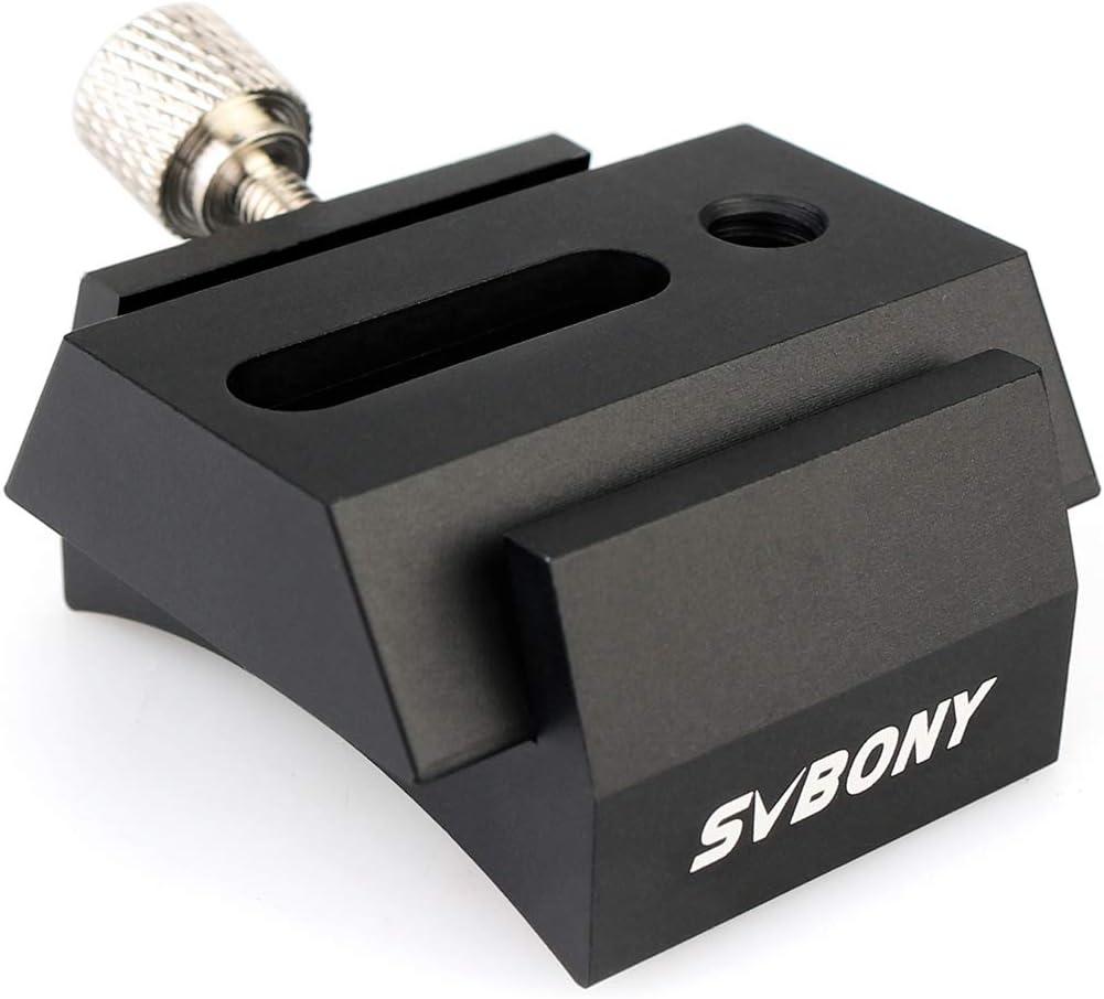 Detalle de Svbony supporto a coda di rondine Finderscope con sgancio rapido standard per finder scope