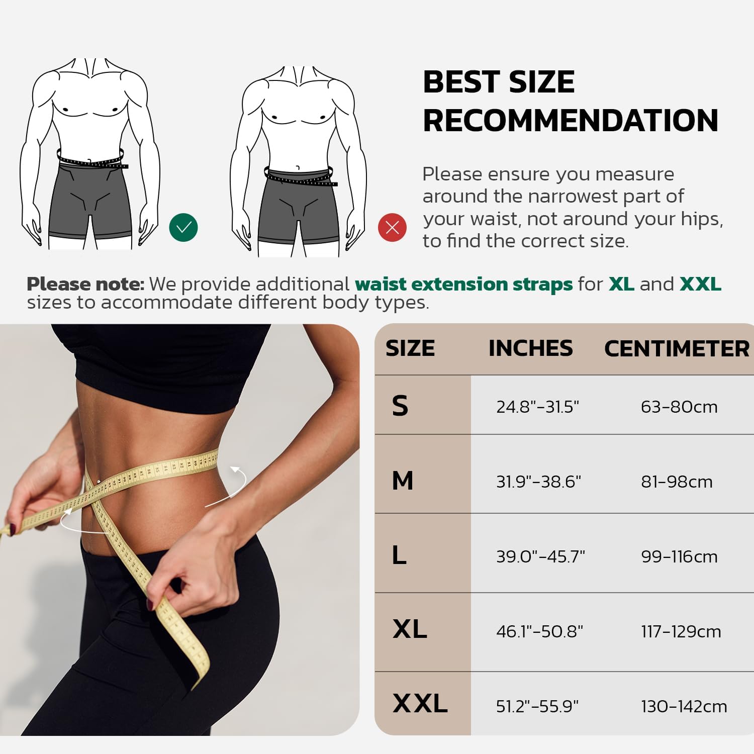 Detalle 2 de aoFIT Back Brace S — lumbar support belt for pain relief 🩺