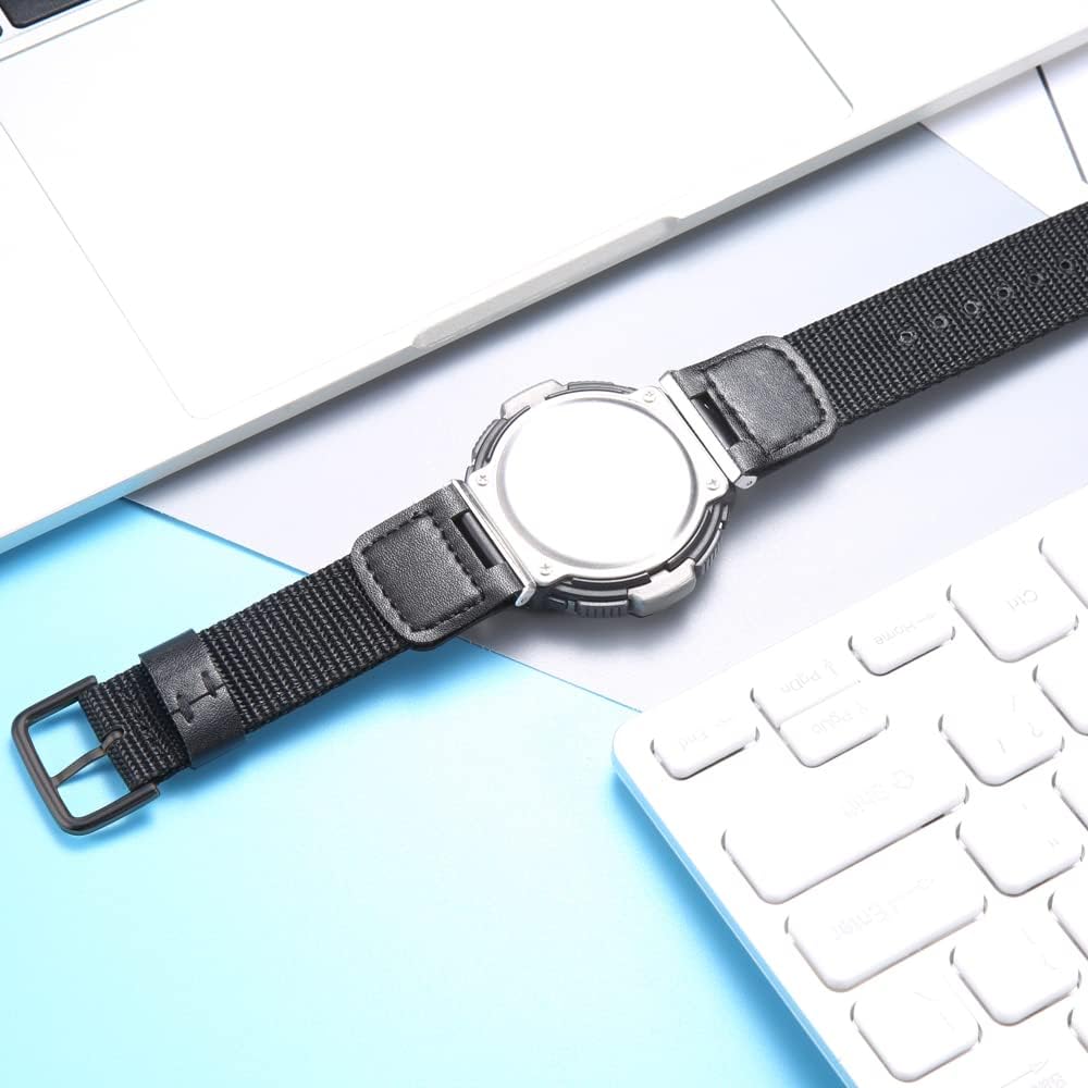Thumbnail 6 de MCXGL Tuch Lederarmband mit Nylonleder – kompatibel mit Casio SGW-100, GW-3000B, GW-3500B & PAS-400B