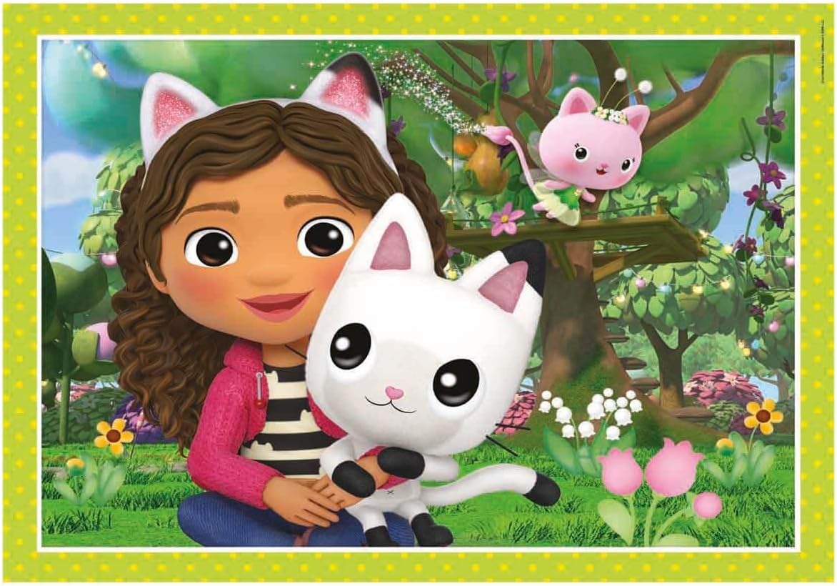 Thumbnail 3 de Clementoni DreamWorks Gabby's Dollhouse – 4 Puzzle mit 12, 16, 20 & 24 Teilen für Kinder ab 3 Jahren