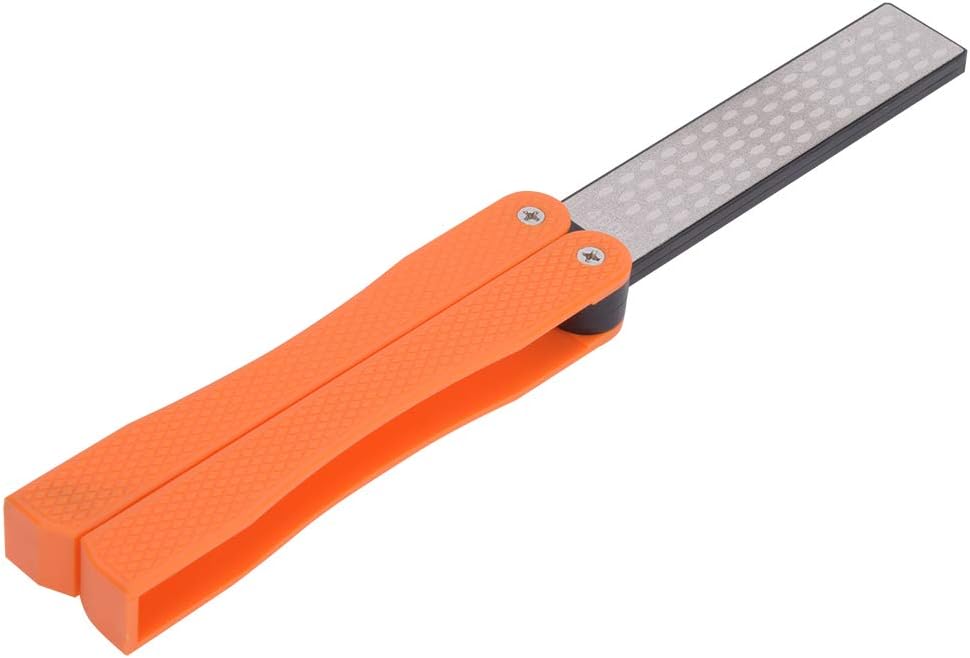 Detalle de TOPINCN Double-Sided Foldable Pocket Sharpener for Knives and Garden Tools
