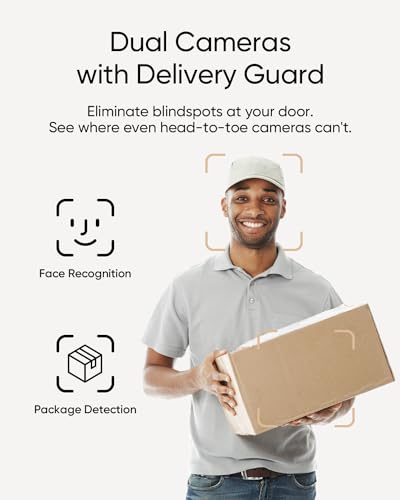 Thumbnail 3 de eufy Security Video Doorbell E340: Dual Cameras with 2K HDR, Local Storage and Delivery Guard