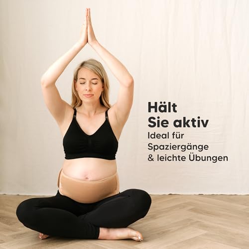 Thumbnail 6 de KeaBabies Schwangerschaft Bauchband Classic Ivory, M/L – 360° Unterstützung