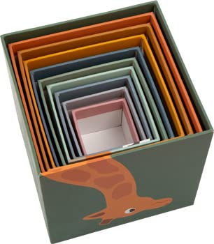 Thumbnail 3 de Small Foot Cubes à empiler « Safari » 11957 : trier, empiler et compter dès 1 an