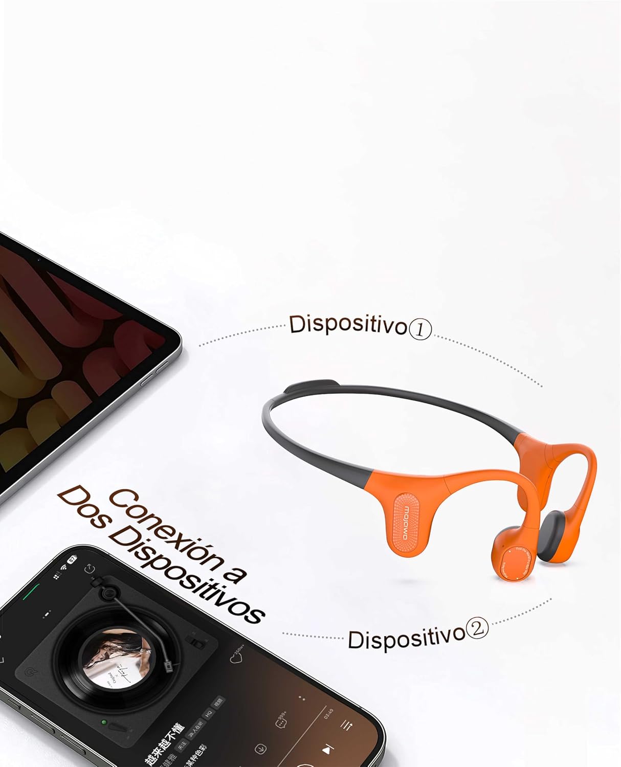 Detalle 2 de mojawa Aerra Auriculares Bluetooth Deportivos 💪