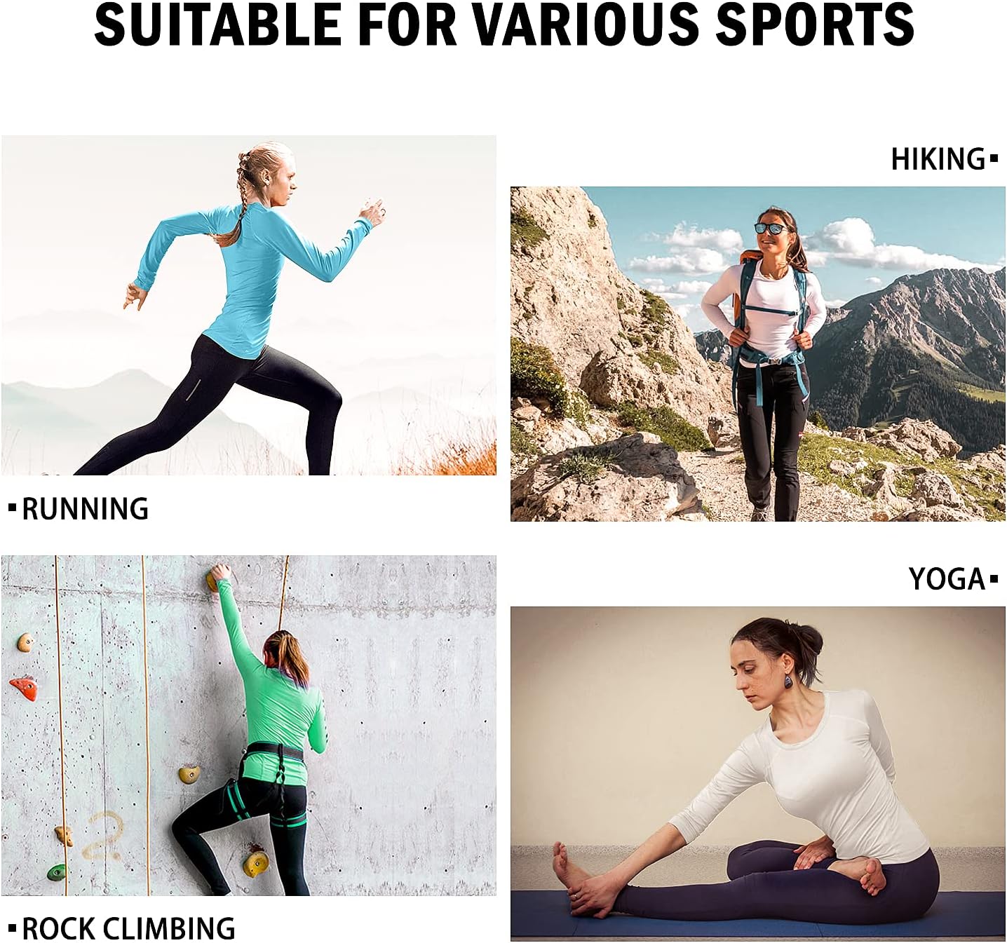 Thumbnail 5 de WISMBOX Women's Long Sleeve Rash Vest with UPF 50+ Sun Protection