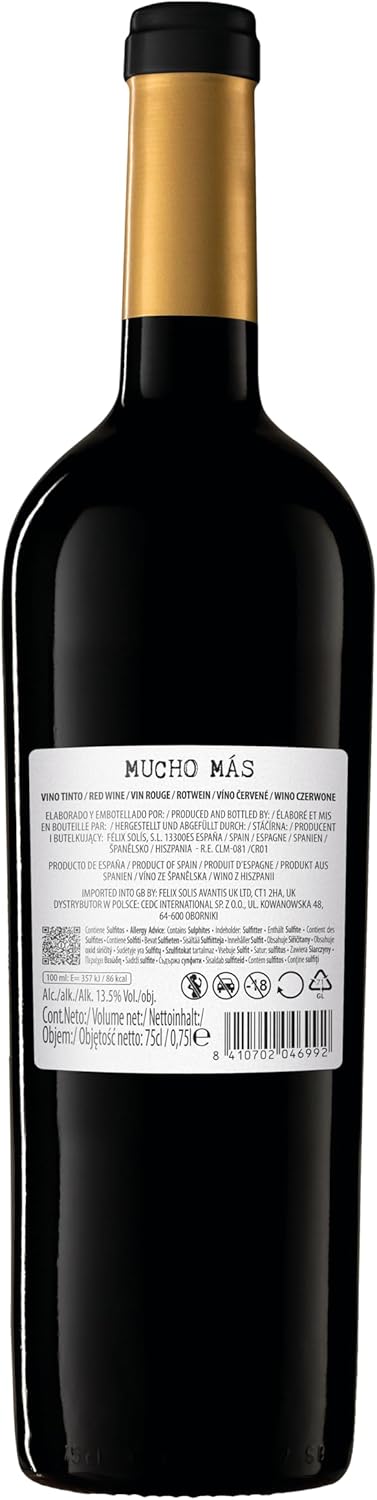 Thumbnail 2 de Mucho Más Tinto 🍷 Pack de 6 Botellas Tempranillo-Shiraz