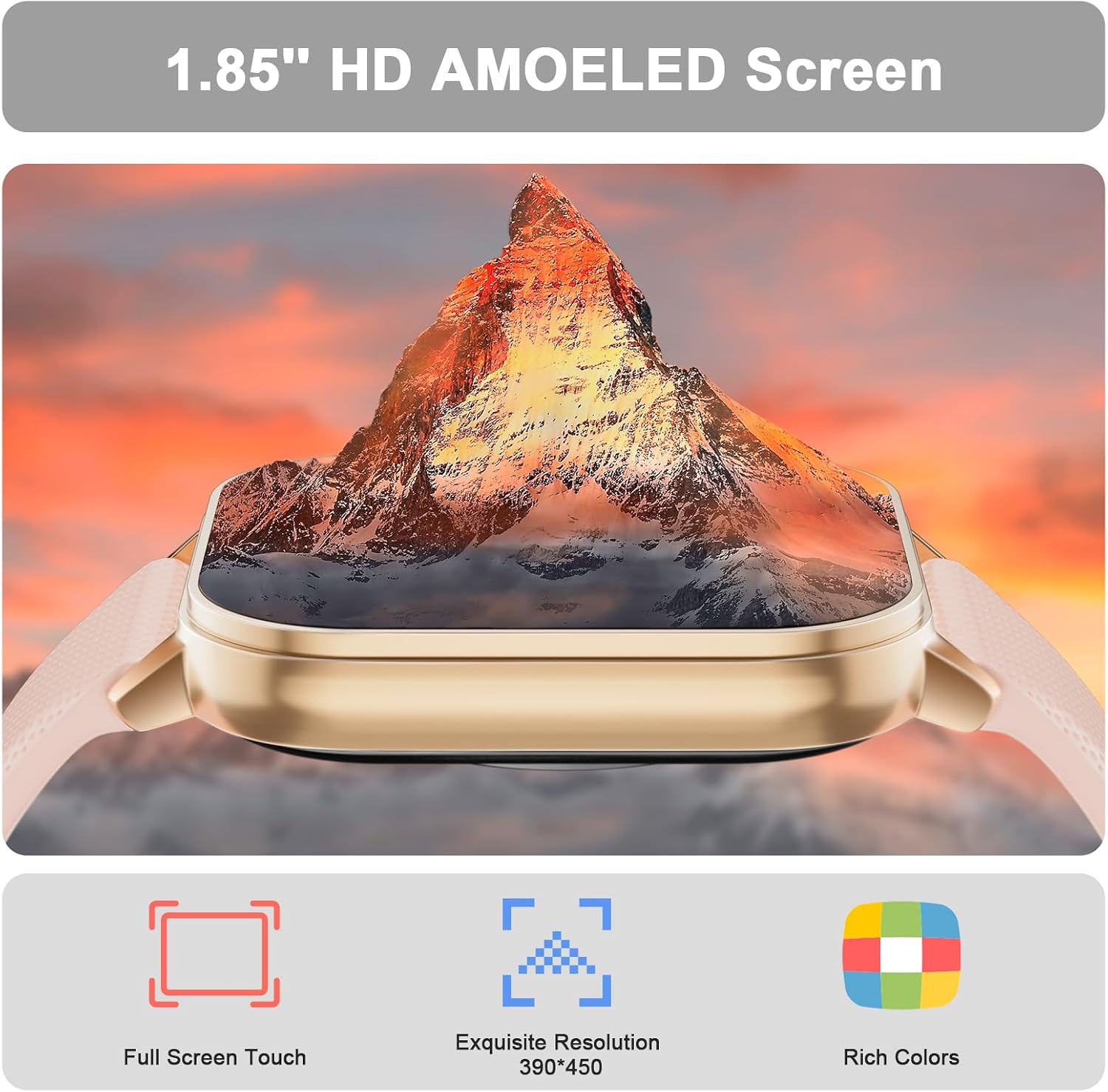 Detalle de MFVLP LC210 1.85" AMOLED Smartwatch