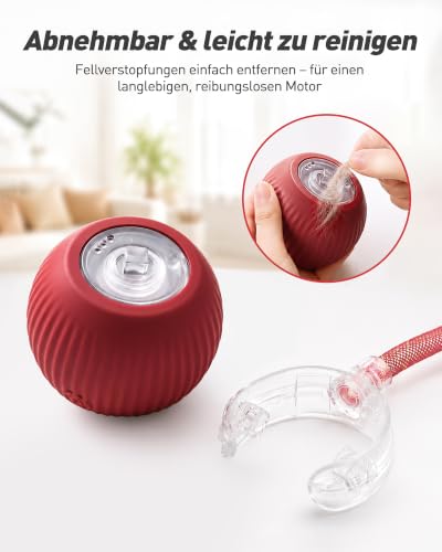 Thumbnail 4 de Interaktives Katzenspielzeug Ball von RZPTL – Elektrischer Katzenspielball für drinnen