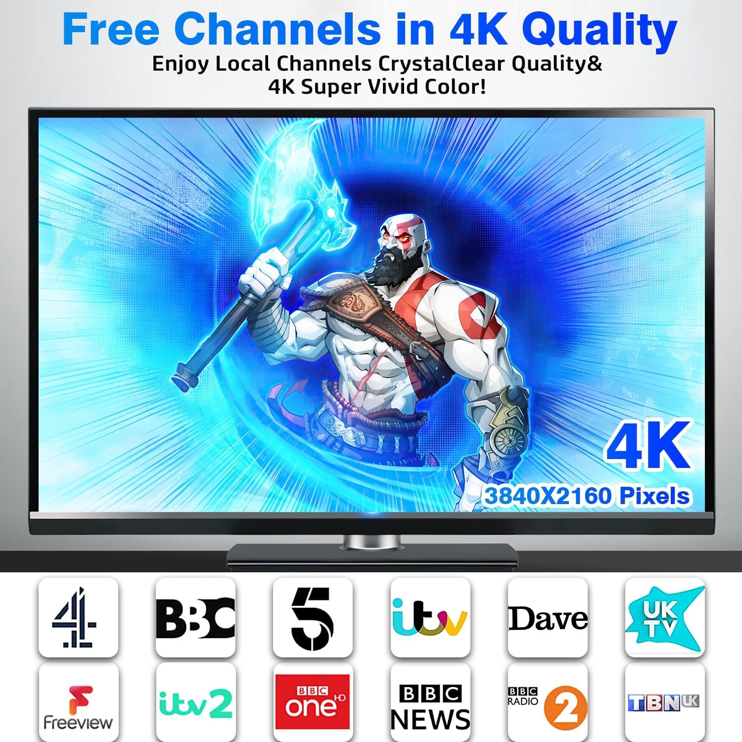 Detalle 2 de Indoor TV Aerial for Freeview & Freeview HD – 360° reception with magnetic base and 5m cable
