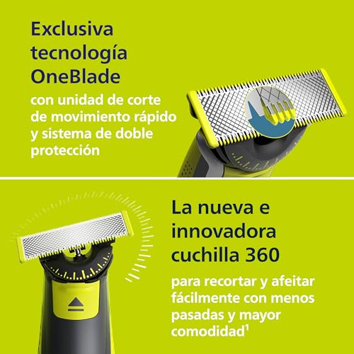 Detalle de Philips OneBlade 360 QP2724/31 recortadora 45 min