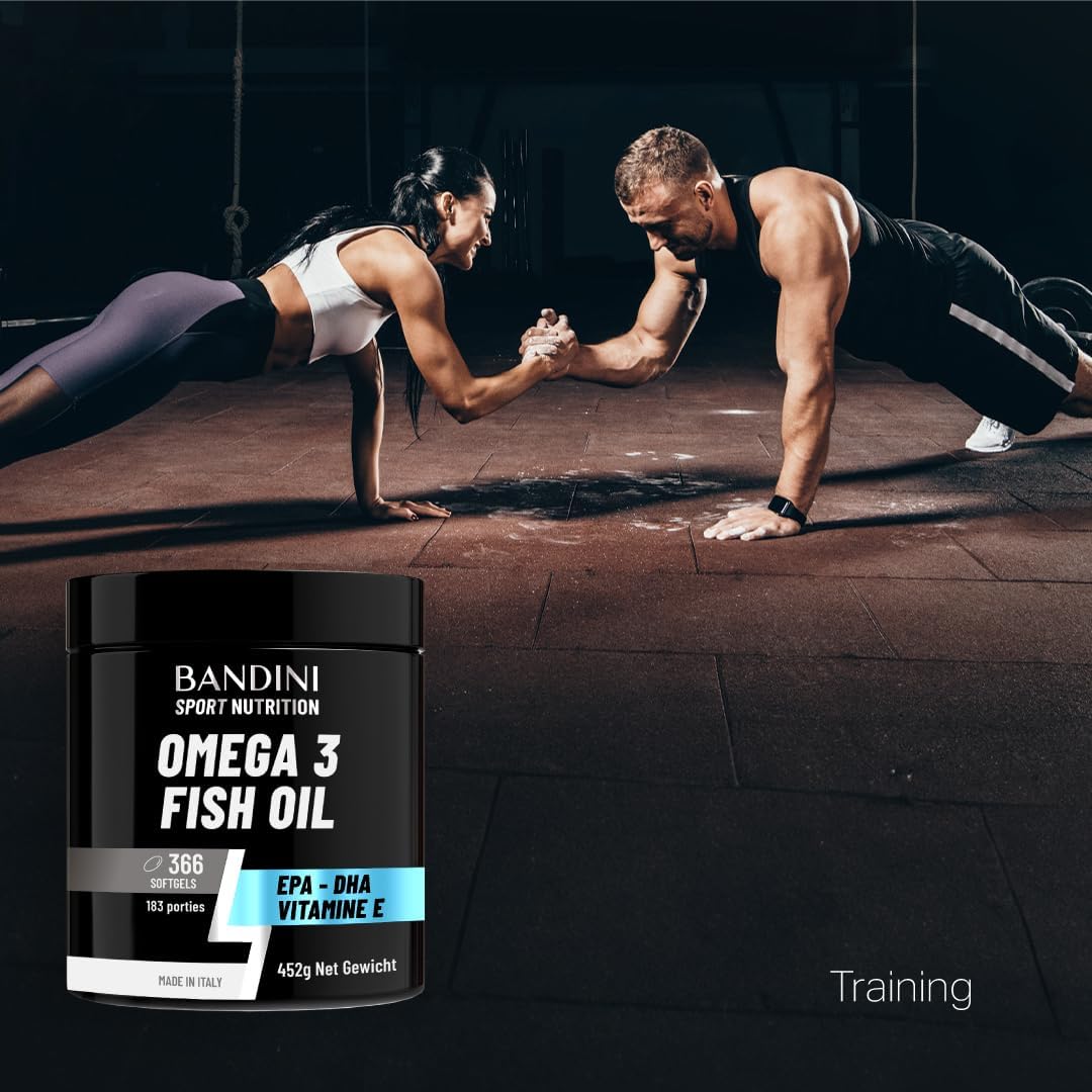 Detalle de BANDINI Omega 3 visolie, 366 softgels met 360 mg EPA en 240 mg DHA