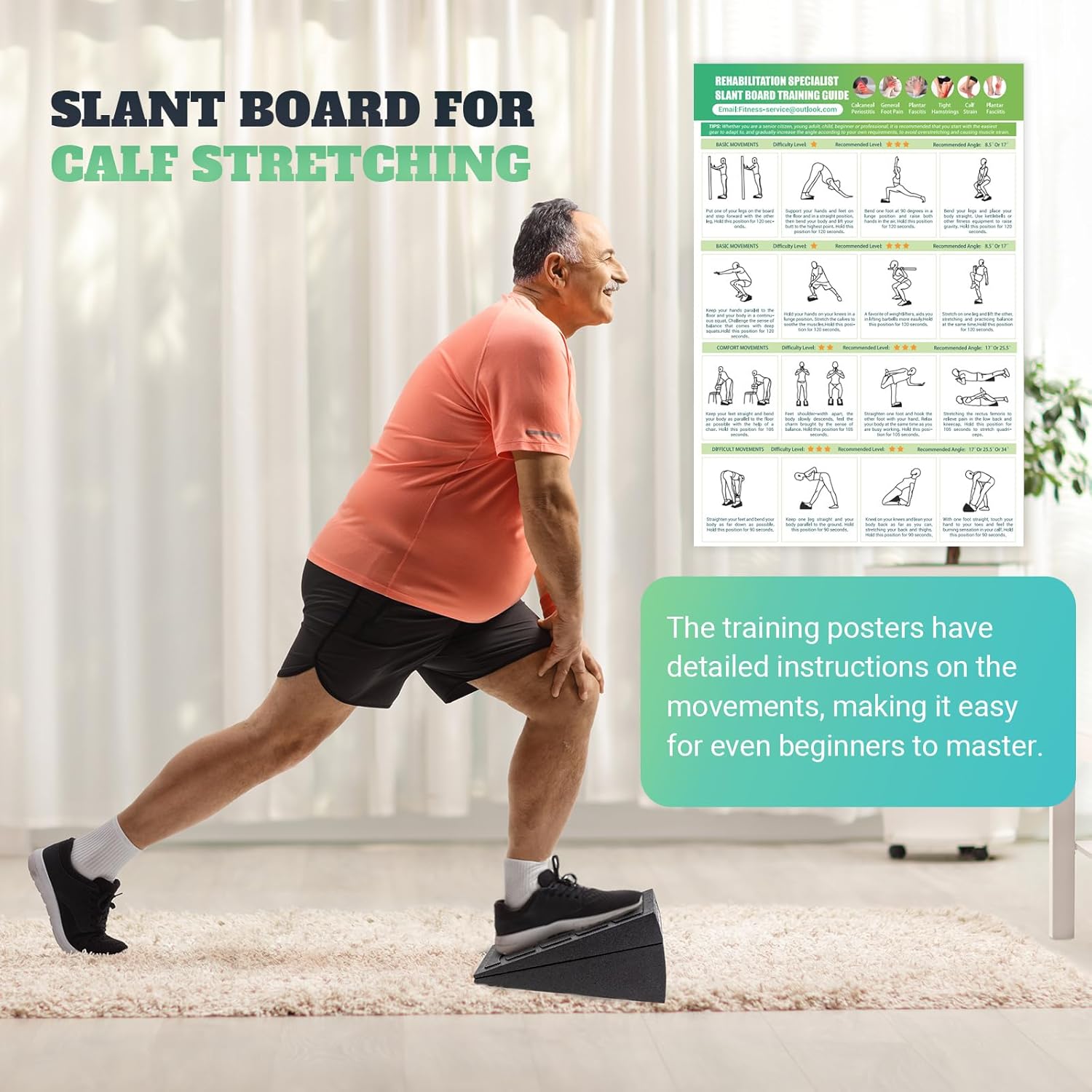 Thumbnail 3 de Slant Board calf wedge, 480 lbs capacity